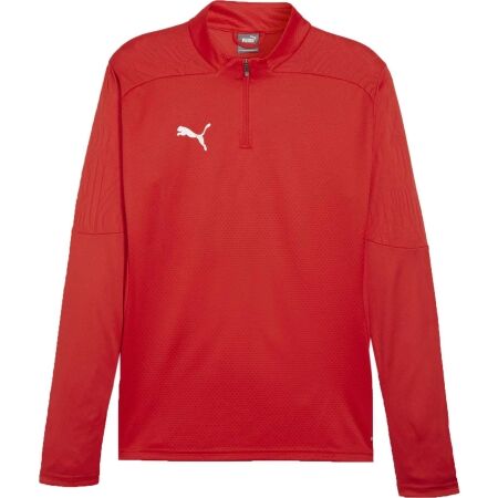 Puma TEAMFINAL TRAINING 1/4 ZIP - Мъжка футболна блуза