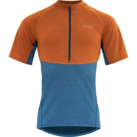 Devold STANDAL MERINO TEE ZIP NECK - Men’s cycling t-shirt