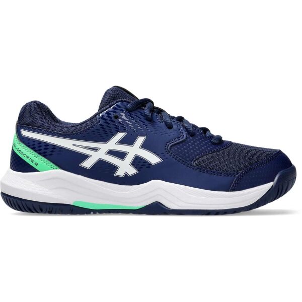 ASICS GEL-DEDICATE 8 GS Detská tenisová obuv, tmavo modrá, veľkosť 37