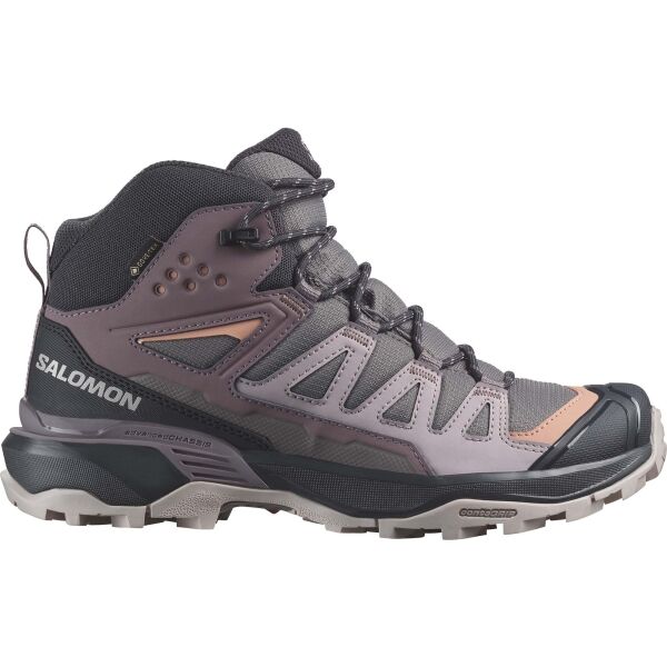 Salomon X ULTRA 360 MID GTX W Dámska treková obuv, fialová, veľkosť 39 1/3