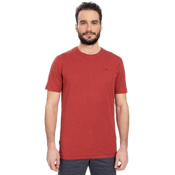 BUSHMAN LIAM Pánske tričko, červená, veľkosť