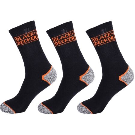 BLACK & DECKER SOCKS BLACK 3P - Pracovné ponožky
