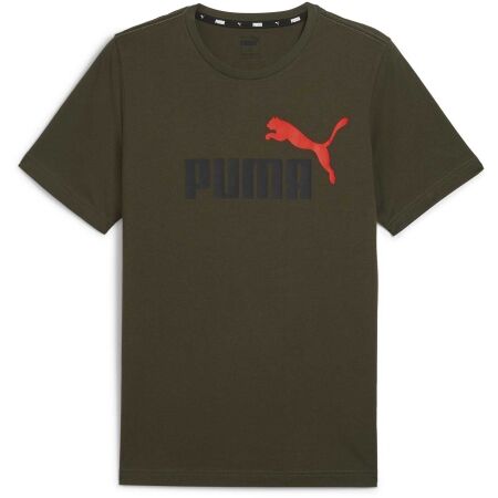 Puma ESSENTIALS + 2 COL LOGO TEE - Pánské triko