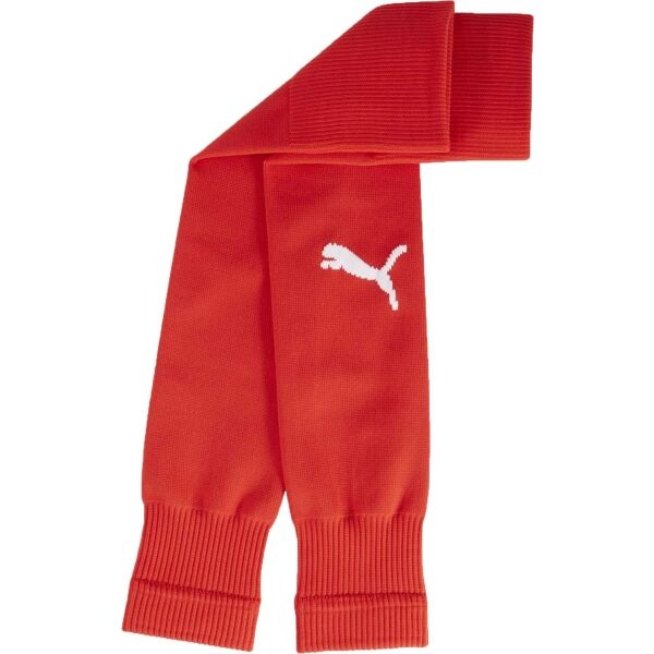 Puma TEAMGOAL SLEEVE SOCK Futbalové štulpne, červená, veľkosť