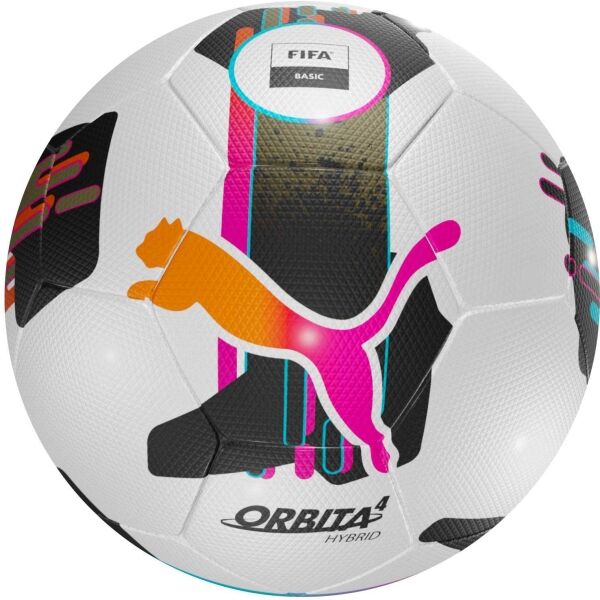 Puma ORBITA 4 HYB Futbalová lopta, biela, veľkosť