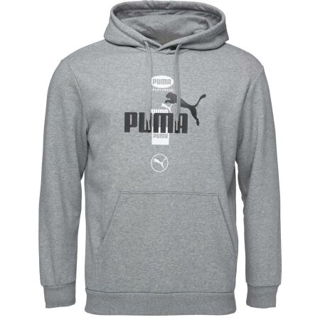 Puma POWER GRAPHICS HOODIE FLEECE - Pánská mikina