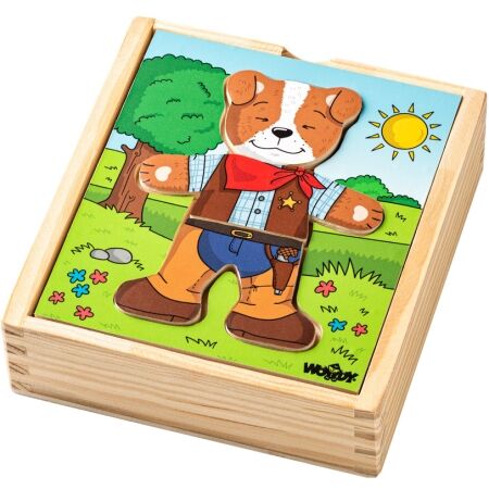 WOODY PUZZLE WARDROBE "DOG" - Dřevěné puzzle