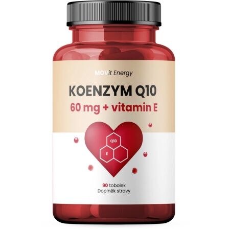 MOVIT ENERGY MOVIT KOENZYM Q10 60 MG + VITAMIN E 90 TOBOLEK - Doplněk stravy