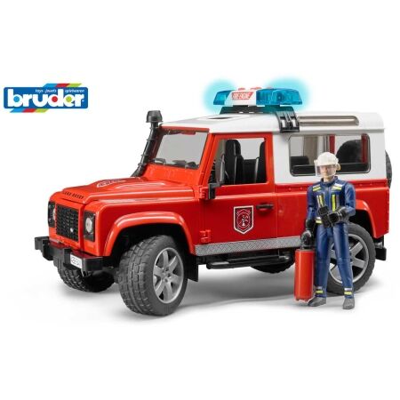 BRUDER FIRE TRUCK WITH FIREMAN - Hasičské auto s hasičem