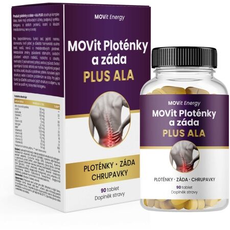 MOVIT ENERGY MOVIT PLOTÉNKY A ZÁDA PLUS ALA 90 TABLET - Doplněk stravy