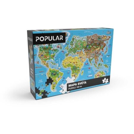 POPULAR MAPA SVĚTA, 160 KS – CZ - Puzzle