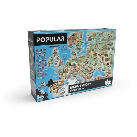 POPULAR MAPA EVROPY 160 KS - CZ - Puzzle