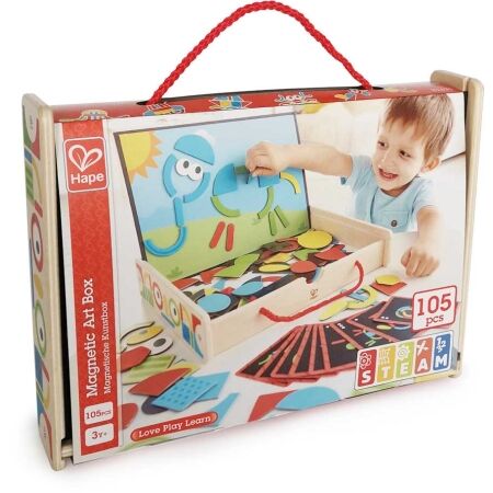 HAPE MAGNETIC CASE WITH SHAPES - Magnetischer Koffer mit Formen