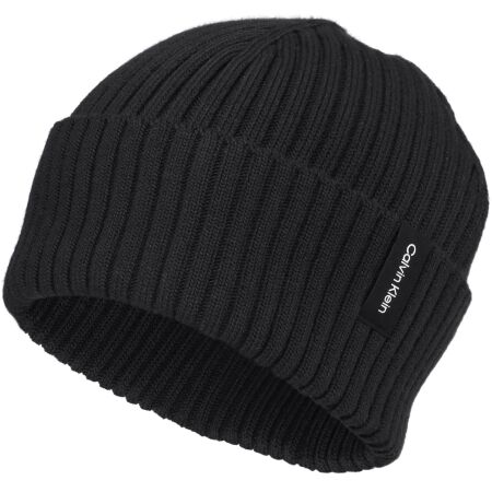 Calvin Klein RIB KNIT FOLDED BEANIE - Unisex beanie