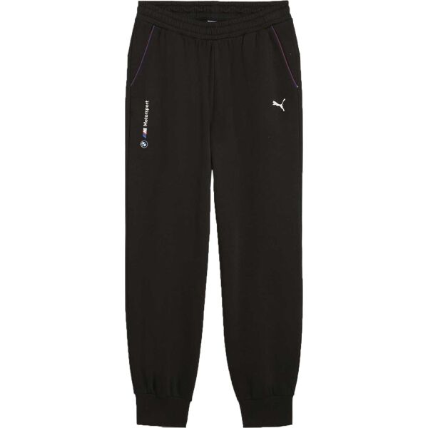 Puma BMW M MOTORSPORT ESSENTIALS+ PANTS FLEECE Pánske tepláky, čierna, veľkosť