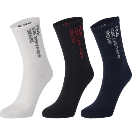 Fila WOMAN NORMAL SOCKS LIFESTYLE 3 PAIRS PACK - Női zokni