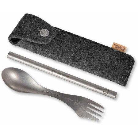 Light my fire SPORK´N STRAW KIT TITANIUM - Мултифункционален комплект