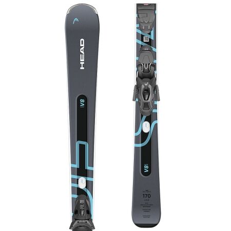 Head SHAPE E-V8 SW + PR 11 GW - Downhill skis