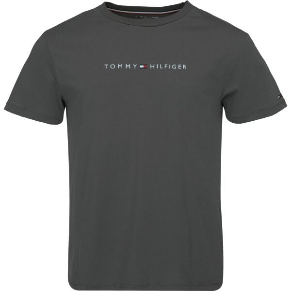 Tommy Hilfiger ORIGINAL SS TEE Pánske tričko, tmavo sivá, veľkosť