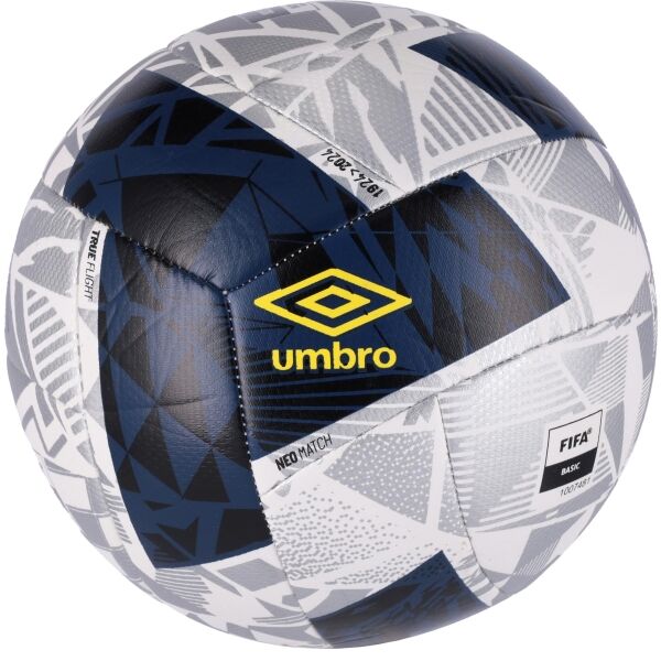 Umbro NEO SWERVE MATCH FB Futbalová lopta, sivá, veľkosť