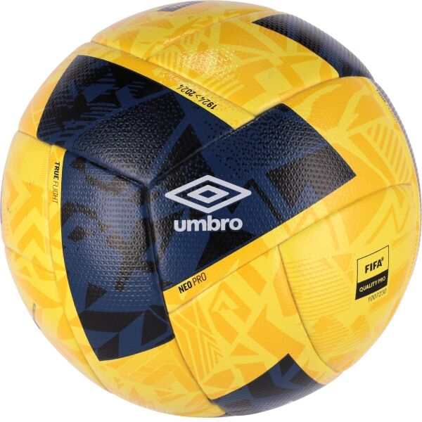 Umbro NEO SWERVE PRO Futbalová lopta, žltá, veľkosť