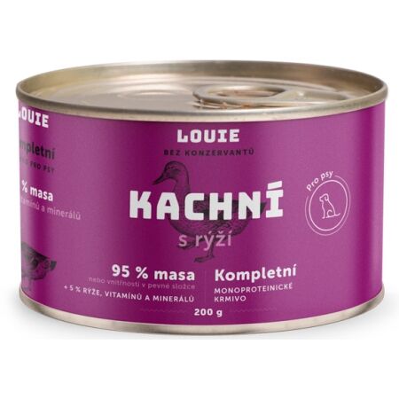 LOUIE KACHNÍ S RÝŽÍ 200 G - Psí konzerva