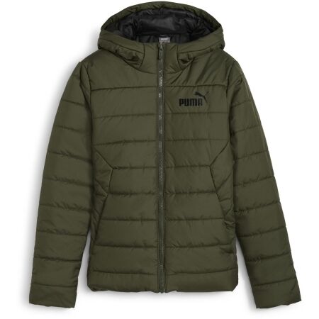 Puma ESSENTIALS HOODIED PADDED JACKET - Chlapčenská bunda