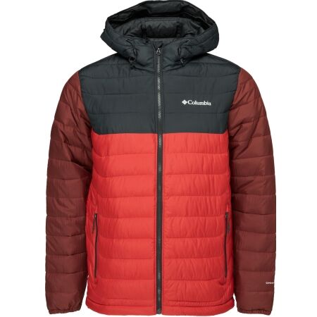 Columbia POWDER LITE HOODED JACKET - Pánska zimná bunda