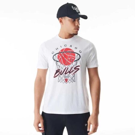 New Era CHICAGO BULLS NBA NET - Pánske tričko