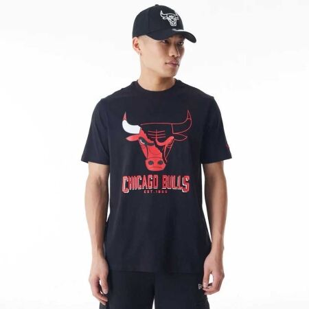 New Era CHICAGO BULLS NBA LOGO - Herren-T-Shirt