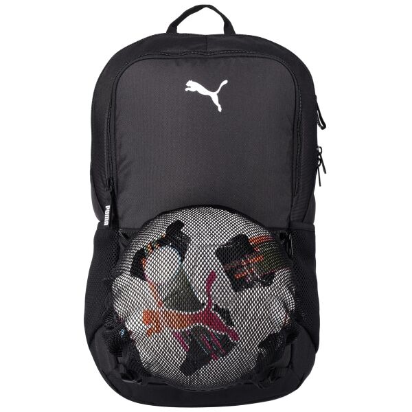 Puma TEAMGOAL BACKPACK WITH BALL NET Batoh, tmavo sivá, veľkosť