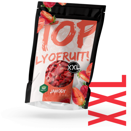 TOPNATUR LYOFILIZOVANÉ JAHODY 70 G - Lyofilizované jahody