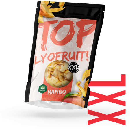 TOPNATUR LYOFILIZOVANÉ MANGO XXL 125 G - Sušené ovoce