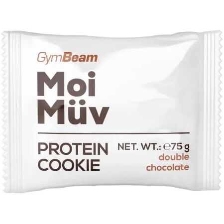 GymBeam MOIMÜV PROTEIN COOKIE 75 G DVOJITÁ ČOKOLÁDA - Proteinová tyčinka