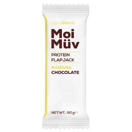 GymBeam MOIMUV PROTEIN FLAPJACK 90 G BANÁN ČOKOLÁDA - Proteinová tyčinka