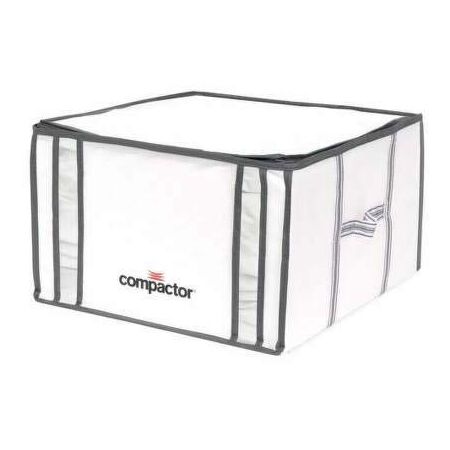 Storage box with a vacuum bag