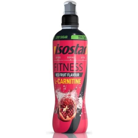 Isostar FITNESS L-CARNITINE 500 ML ČERVENÉ OVOCE - Iontový nápoj