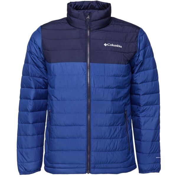 Columbia POWDER LITE JACKET Pánska zimná bunda, modrá, veľkosť