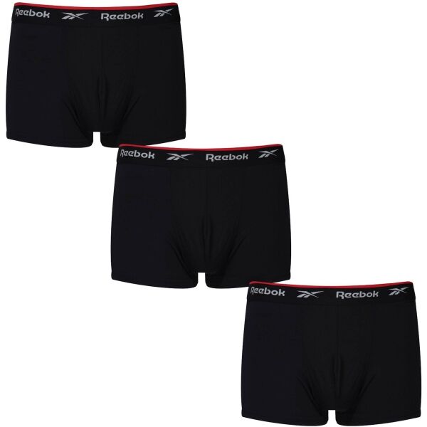 Reebok TRUNK REDGRAVE 3pk Pánske boxerky, čierna, veľkosť