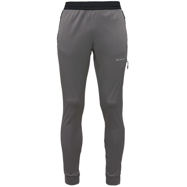 Columbia TECH FLEECE PANT Pánske fitness nohavice, tmavo sivá, veľkosť