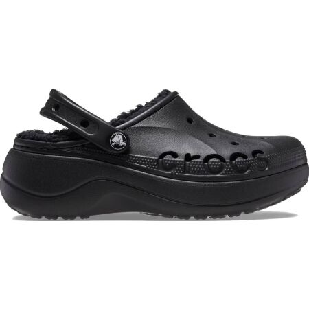 Crocs BAYA PLATFORM LINED CLOG - Saboți izolați pentru femei