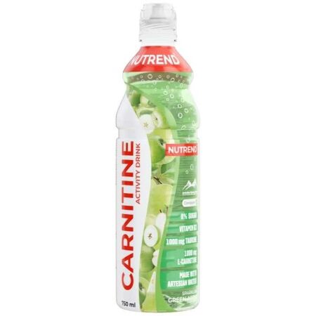 Nutrend CARNITINE ACTIVITY DRINK 750 ML ZELENÉ JABLKO - Sportovní sycený nápoj