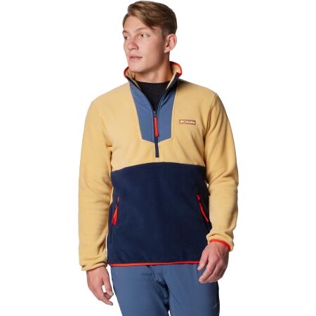 Columbia SEQUOIA GROVE HALF ZIP FLEECE - Pánska flísová bunda