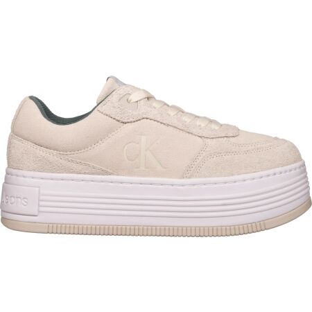 Calvin Klein BOLD PLATF LACEUP LOW MG SUEDE - Női cipő