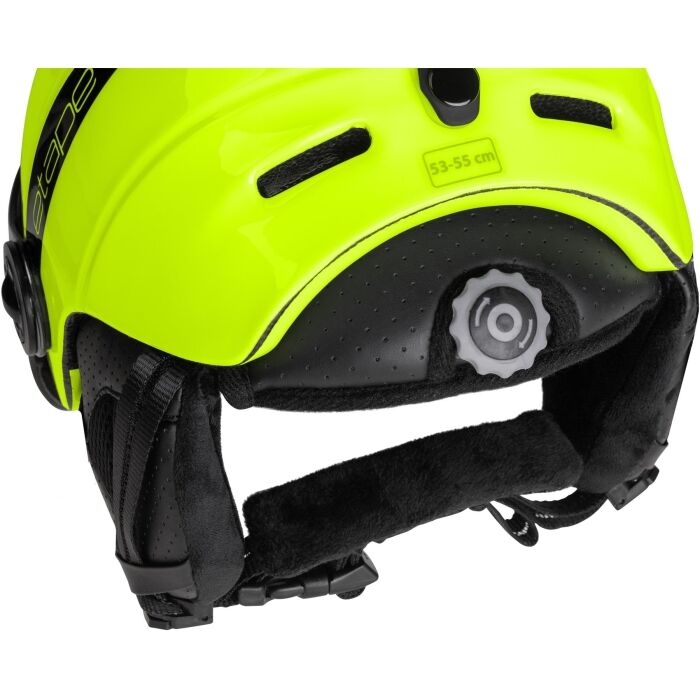Etape RIDER PRO - Kids' ski helmet with a visor - reflective neon |  SPORTISIMO.COM