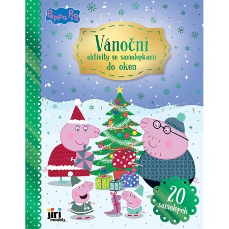 JIRI MODELS VÁNOČNÍ AKTIVITY SE SAMOLEPKAMI DO OKEN PEPPA - Kreativní set