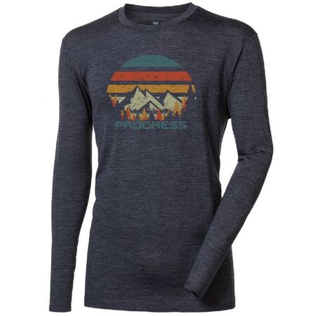 PROGRESS LOKI LANDSCAPE - Men's merino T-Shirt