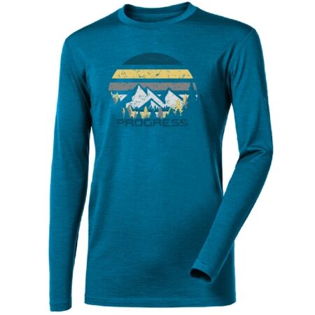 PROGRESS LOKI LANDSCAPE - Men's merino T-Shirt