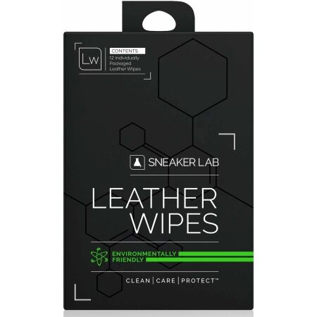 SNEAKER LAB LEATHER WIPES 12 PACK - Почистващи кърпички за кожени обувки