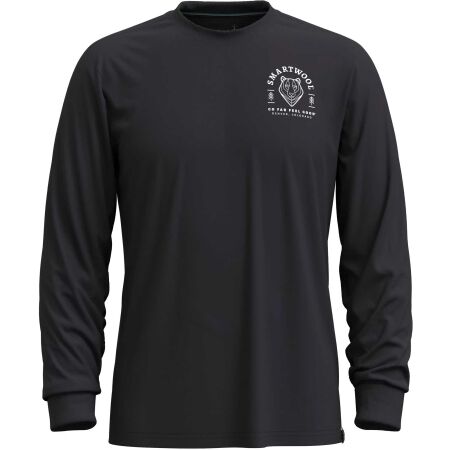 Smartwool BEAR STARE GRAPHIC LONG SLEEVE TEE - Férfi felső